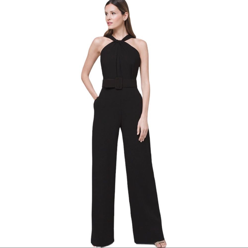 BADGLEY MISCHKA
Black Crisscross Jumpsuit Size 8